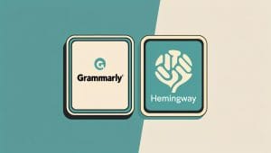 "Grammarly and Hemingway editing tools for grammar and readability."
